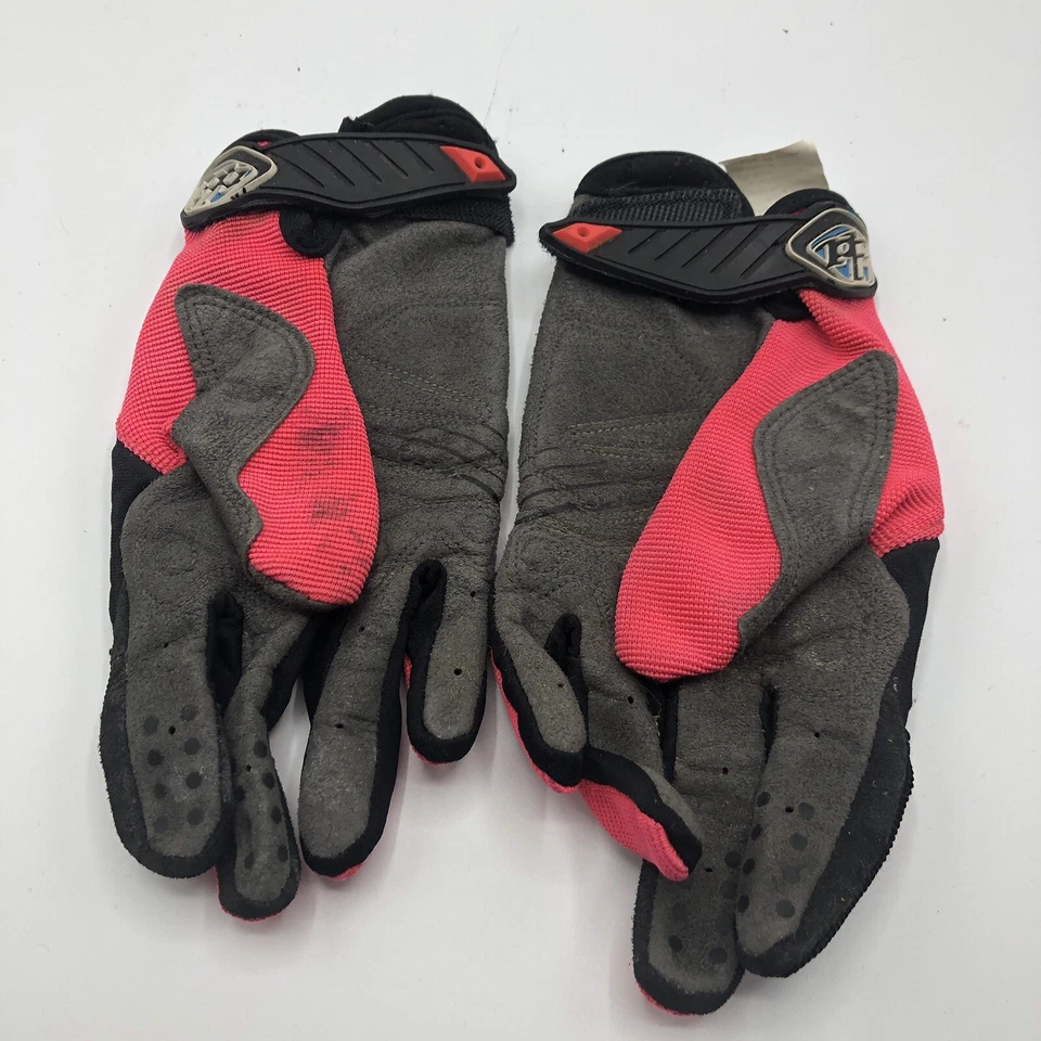 Troy Lee Designs Racing Glove Grand Prix Pink And Black Size: Youth L/7 - Image 2 of 4