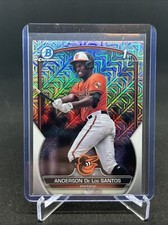 Bowman Chrome 2023 Anderson De Los Santos 1st Prospect Mega Refractor BCP-207
