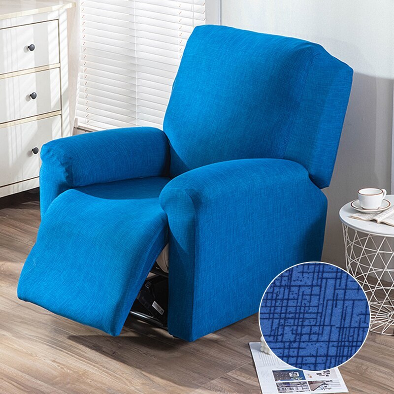 4 Pieces/set Recliner Cover Living Room Elastic Chair Cover Protector