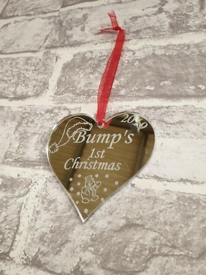 baby bumps first christmas ornament