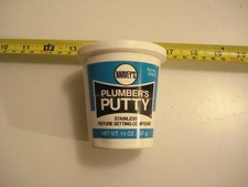 0708. Plumber's Putty Stainless Fixture Setting Compound 14oz