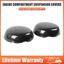 For 09+Dodge Charger Engine Bay Compartment Suspension Hanging Cover Trim Carbon