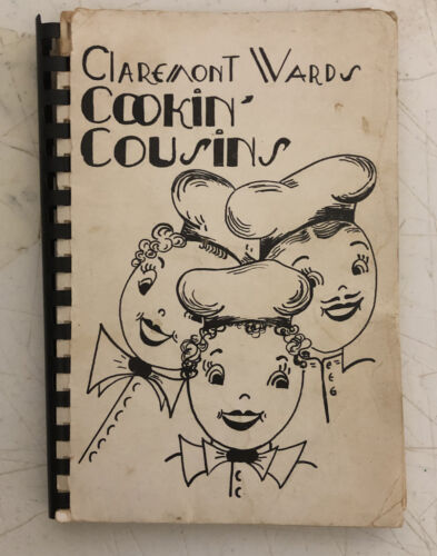 Vintage Claremont Wards Cookin Cousins 50’s FAVORITE RECIPES COOK BOOK * LDS