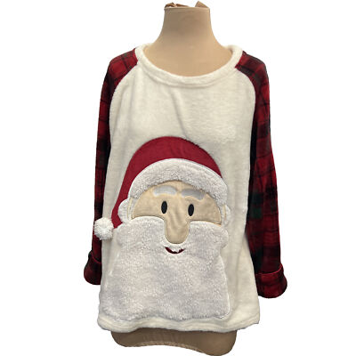 Ugly Christmas Shirt Jeffrey Banks Unisex Size Size S Furry Fleecy Santa