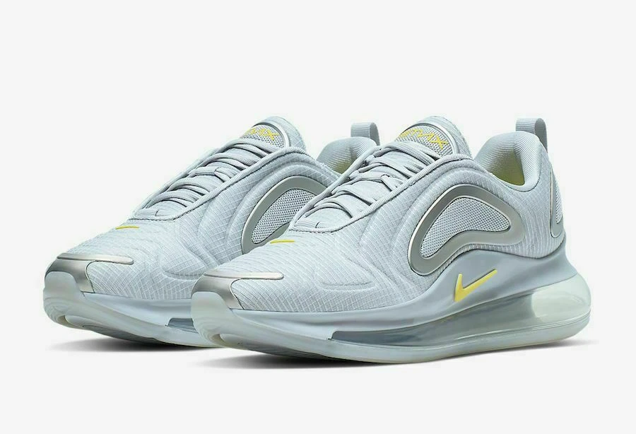NIKE AIR MAX 720 UK 7.5 US 10 EUR 42. PLATINUM YELLOW CN0141 001