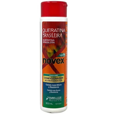 Novex Brazilian Keratin Conditioner 10.14oz w/Free Nail File