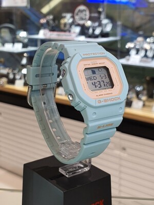 Casio GLX-S5600-3DR G-Shock Square Mini G-LIDE Pale Blue