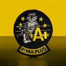 US Navy F-14A+ PLUS Tomcat Embroidered Patch