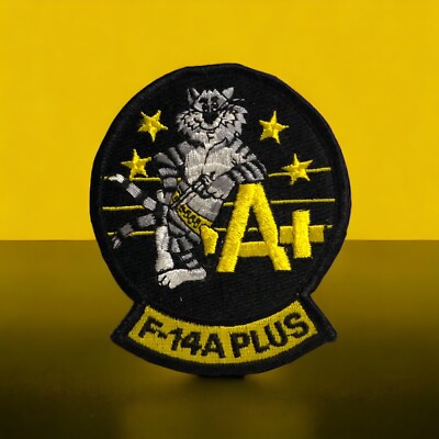 US Navy F-14A+ PLUS Tomcat Embroidered Patch