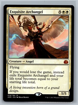 Magic The Gathering Aether Revolt Exquisite Archangel #018/184 MTG TCG CCG
