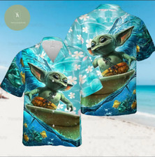 Star Wars Button 3D HAWAII SHIRT Halloween Gift Best Price Christmas Gift