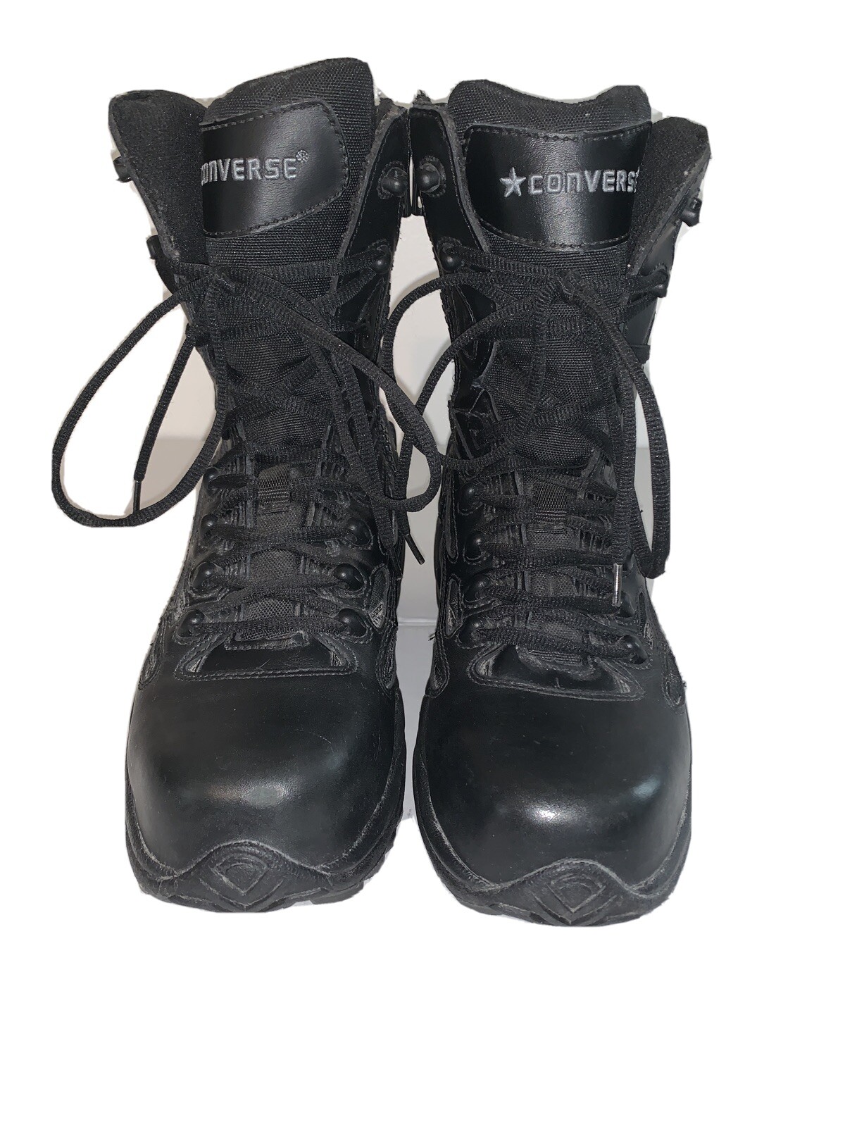 black converse boots men's