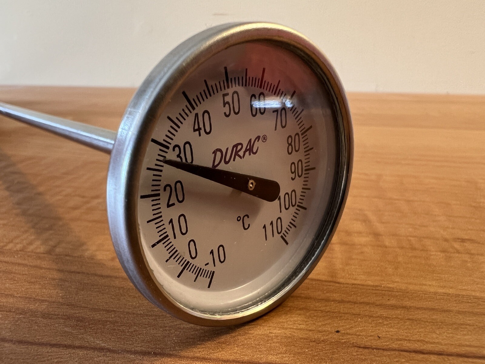 DURAC Soil Thermometer 19 Inch Length Premium Food Grade Stainless Steel CELCIUS