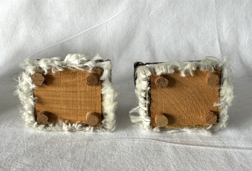 Wooden Dolls House Furniture Matching Sofa and 2 Easy Chairs eBay