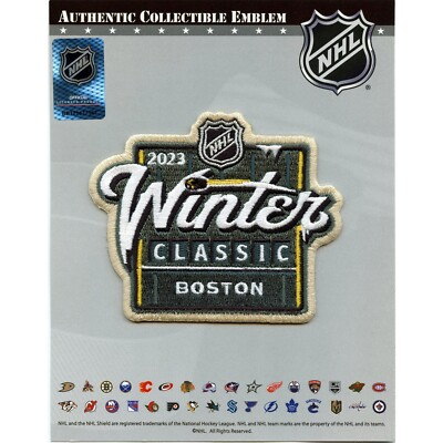 #ad #ad 2023 WINTER CLASSIC PATCH NHL JERSEY STYLE BOSTON BRUINS PITTSBURGH PENGUINS $12.89