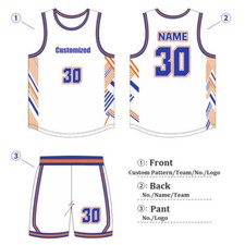 Customized Jersey Personalized Team Shirt Tank Suit Name Number Mesh Reversible
