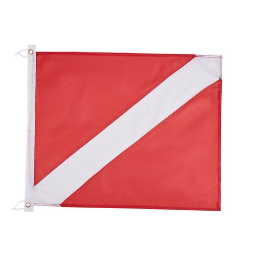 Dive Flag 20" x 24 for Snorkeling Use with Float, Buoy, Boat, Flagpole - Picture 8 of 10