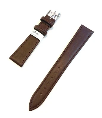 cinturino orologio MORELLATO in vegan pelle morbida marrone scuro 14 16 18 20