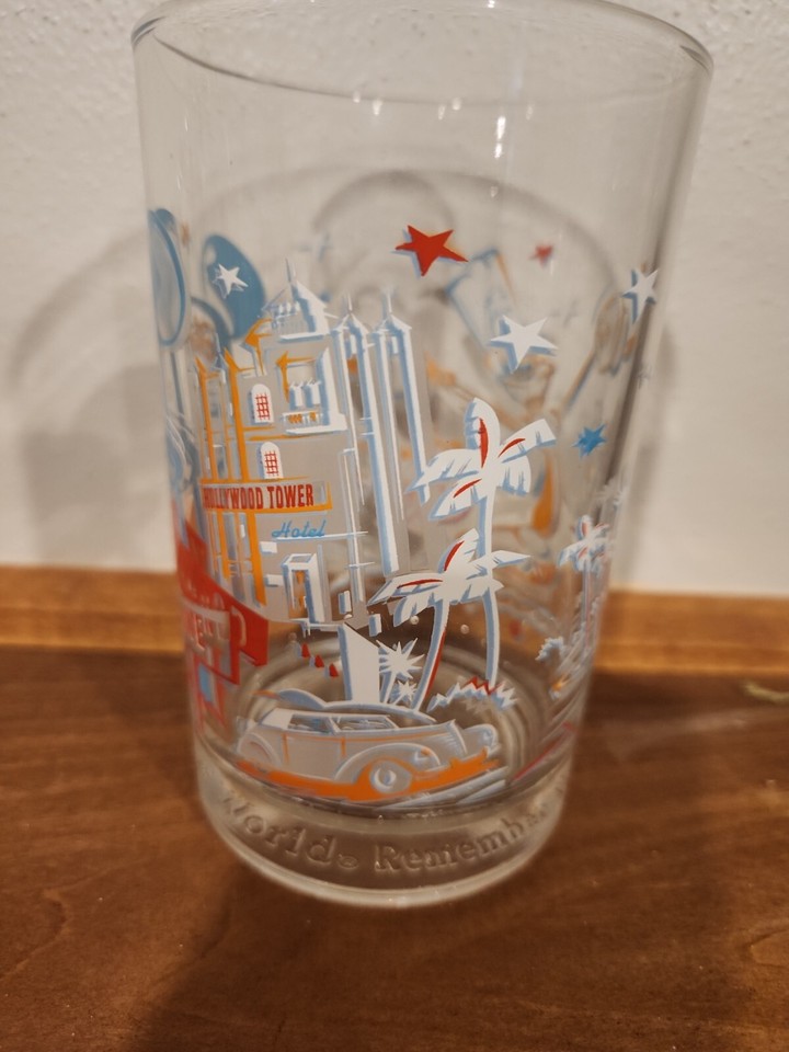 Disney Glass Hollywood Vine Beauty and The Beast Disneyland Disney Cup eBay
