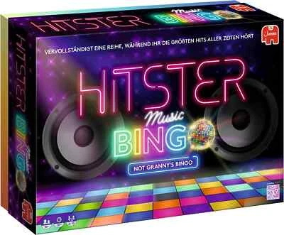 JUMBO SPIELE 1110100383 - HITSTER BINGO - MUSIC PARTYSPIEL # NEU OVP