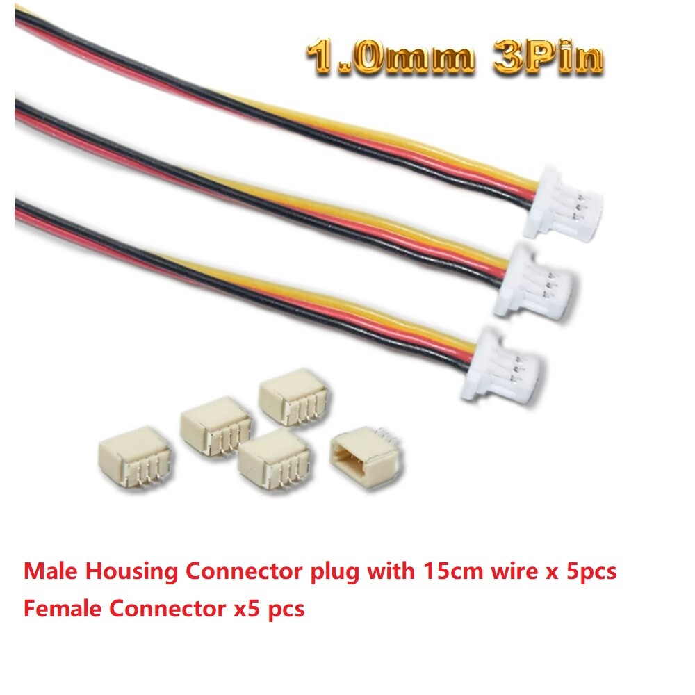 VUNIVERSUM Modelbau®, 5 paar 1.25 SH 2Pin Premium Mini Micro JST stekker bus incl. 15 cm 28AWG kabel Lipo accu adapter Mr. stekker Modelbau VUNIVERSUM Modelbau®, 5 paar 1.25 SH 2Pin Premium Mini Micro JST stekker bus incl. 15 cm 28AWG kabel Lipo accu adapter Mr. stekker Modelbau