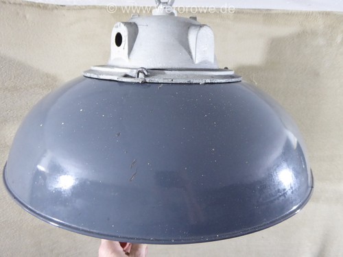 Industrielampe Werkstattlampe Fabriklampe Siemens & Schuckert Emaille Lampe - Bild 5 von 20