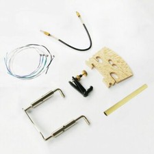 4/4 Violin Fitting Finetuner String Tailgut Chinrest Clamp Bridge Soundpost