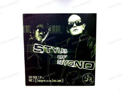 Styles Of Beyond - Easy Back It Up / Part 2 US Maxi 1999 + Insert .