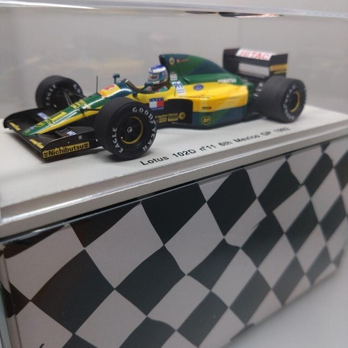 Spark 1/43 Lotus 102D #11 1992 Mexico GP M. Hakkinen F1 Diecast Car - 第 1/10 張圖片