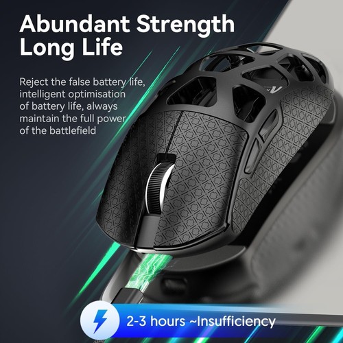 ATTACK SHARK R3 46g Magnesium Alloy Mouse, PixArt PAW3395 BT/2.4G/Wired,26000DPI - Picture 37 of 64