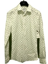 Bar III Mens Dress Shirt Size 15-15 1/2 Slim Fit Stretch 65