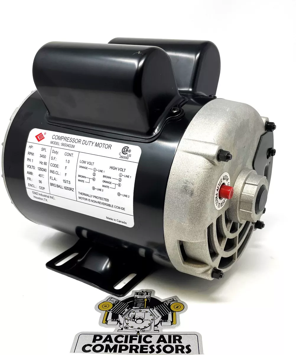 5KCR48TN2691Y MARATHON AIR COMPRESSOR MOTOR 240VT 5HP 56FR ONE