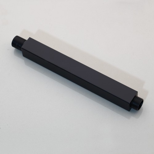 Black Ceiling Mount Shower Tap Set Rainfall Head 2-Way Mixer Valve+ Hand Faucet - Picture 7 of 79