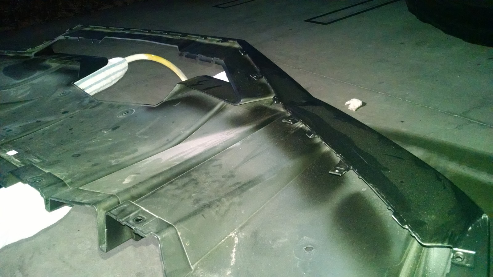 LAMBORGHINI AVENTADOR REAR BUMPER DIFFUSER OEM 470807539B