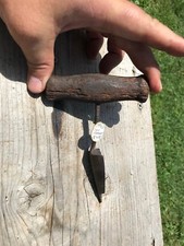 Antique Tap / Reamer , 1 1/8 X 5 1/2 Inches, Handmade Tool , Bung Cork Hole