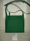 100% AUTHENTIC NEW MEN FERRAGAMO GREEN BROOKLYN GANCINI CROSSBODYMESSENGER BAG — photo 4