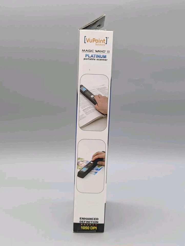 VuPoint Magic Wand III 3 Platinum Portable Scanner ST442PE In Box - Image 4 of 4