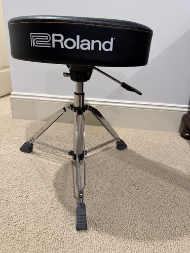 Roland Hydraulic Saddle Drum Throne - Velours Top - Soft Foam FREE SHIPPING
