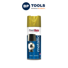 Plastikote 440454 Metallic Spray Brass 400ml