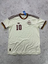 Spain 2026 Away Authentic Football Shirt 10 Adidas Player Jersey JN4392 Size M