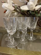 Waterford Crystal ROSSLARE white wine glass  6”EXCELLENT CONDITION SET OF 6