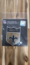 New Orleans Saints NFL Team Promark Emblem Aluminum Color Full Adhesive Backing