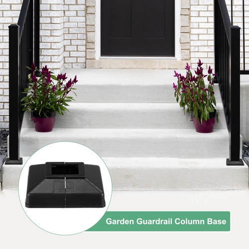 4-Pack Post Base Cover, Internal 1.18"x 1.18" Post Skirt Split Type for Railing - Foto 5 di 7