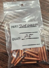 Tweco® 11401100 .023 X1.5" 0.031" Bore 14 STD Series Contact Tip, 14-23, 25/PACK