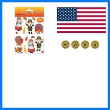 Thanksgiving Day Party Stickers