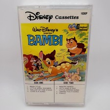 Walt Disney's Songs from Bambi audio cassette tape NEW Sealed