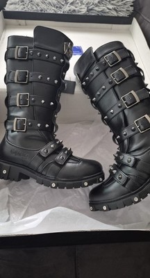 Gothicana Bey Emp STIEFEL schwsrz Neu 36