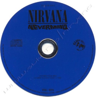 Nirvana  Nevermind   CD, Album, Reissue, Dark Blue Disc  1992   Tschechoslovakei