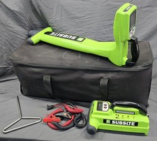 SUBSITE 830R & 830T Cable/Pipe Locator, Ground Probe, Cables, And Bag. *TESTED*