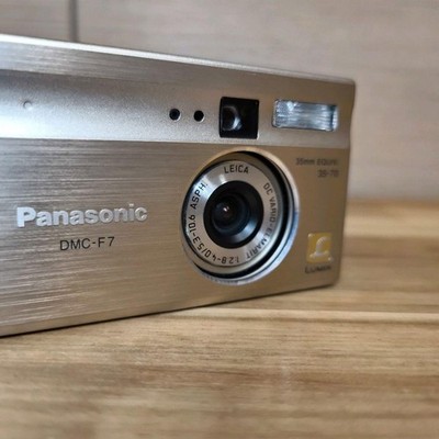 Panasonic ヴィンテージ オールドコンデジ DMC-F7 LUMIX Panasonic LUMIX Champagne Camera Digital Compact Vintage DMC-F7 デジタルカメラ